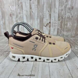 ON Cloud Waterproof Running Shoes Women's Tan Brown Sz US W 6 EU 37